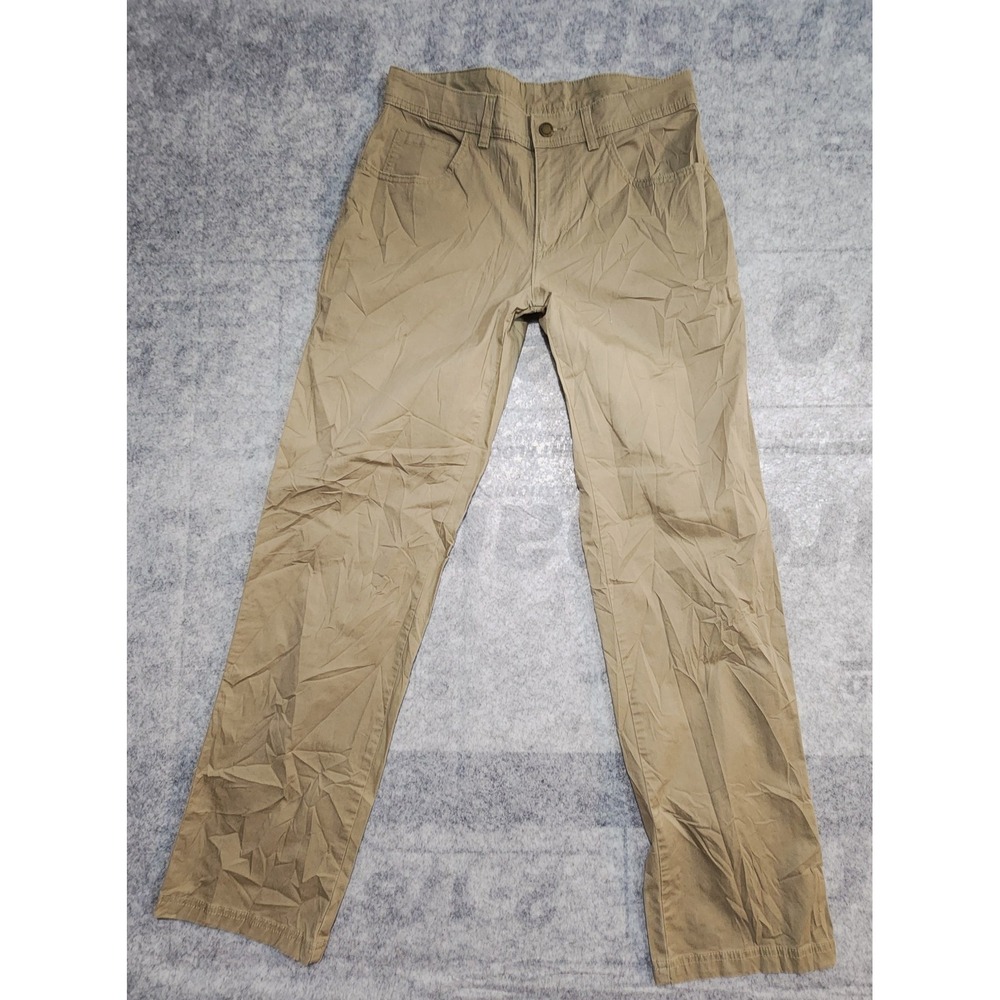 Columbia Pants Men's Size 30x32 Regular fit Chino Hiking Green‎ Stretch